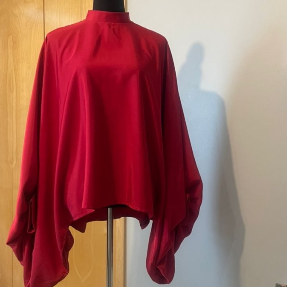 Elegant Red Women's Top